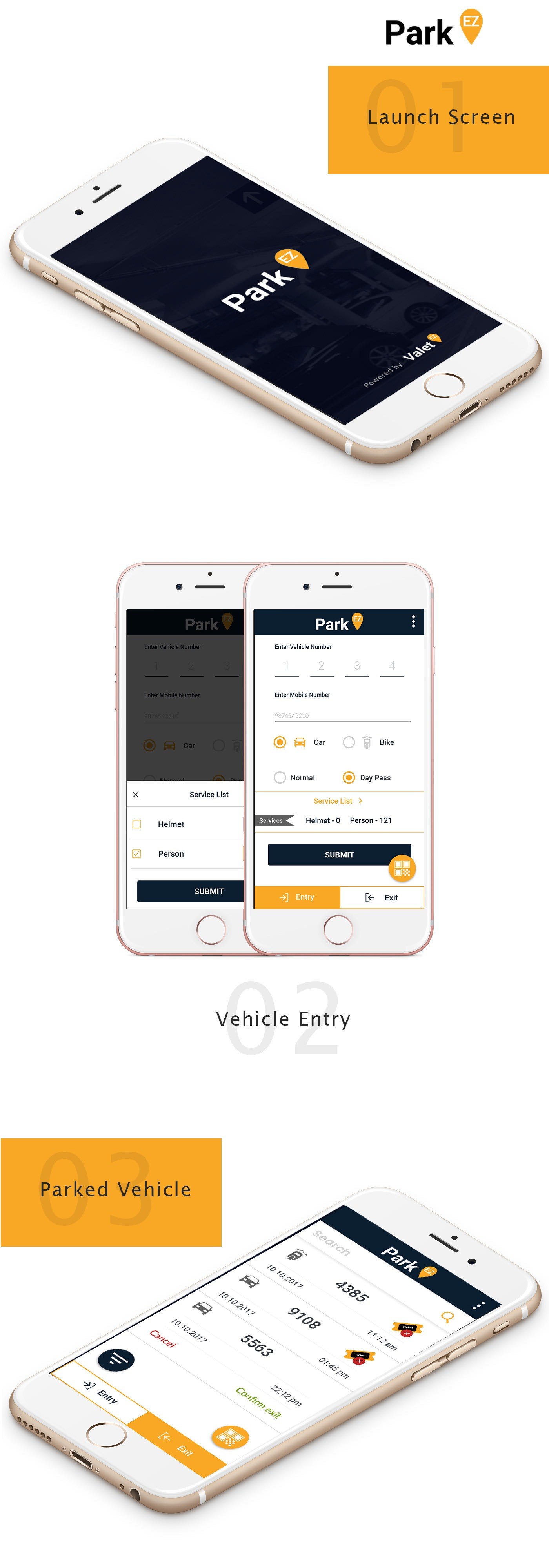 Park EZ parking app